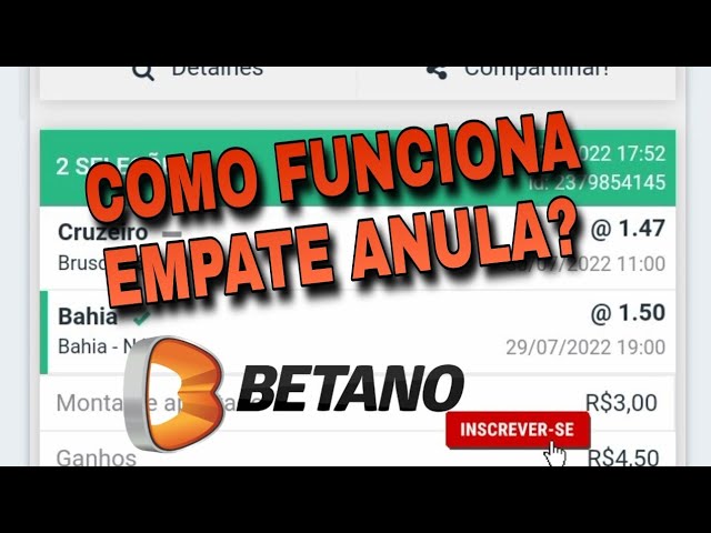 COMO FUNCIONA O EMPATE ANULA BETANO EM MULTIPLAS (DICAS) 